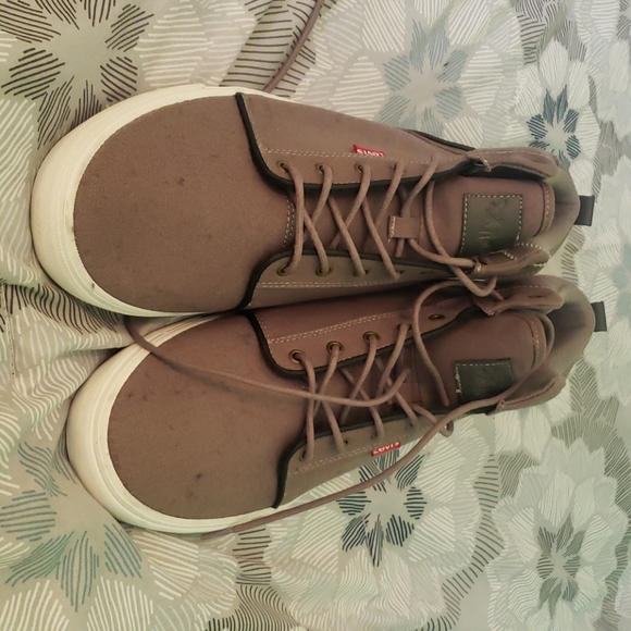 Gray Canvas Levi High tops. - Picture 2 of 6